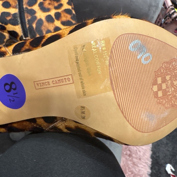 Leopard bootie zipper heel - Picture 5 of 8